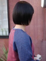 チャプター 問屋町(chapter)&nbsp;パツっと切りっぱなしボブ顔まわりレイヤー似合わせカット