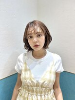 ロンド レグリーズ 立川(Lond leglise) ミニボブレイヤー/レイヤーカット/ダークアッシュ/顔周り/立川