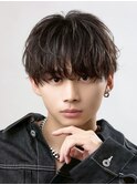 メンズラウンドマッシュショート