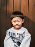 【小学生＆小学生以下限定】キッズカット（シャンプーなし）   