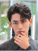 銀座シャドウパーマニュアンスパーマツーブロックメンズパーマ &nbsp;