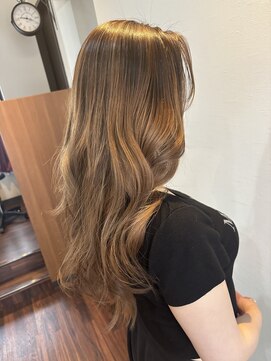 ヘアーデザイン アズール(Hair Design Azur) 【Azur　春夏カラー】　ハニーベージュ/バレイヤージュ