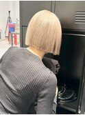 ミルクティーベージュ/ケアブリーチ/ブリーチ／表参道/原 宿