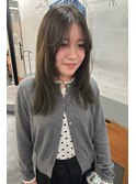 【RIE】顔まわりレイヤーニュアンスオリーブ