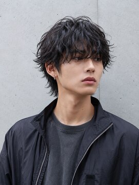 アッシュ 桜木町店(Ash) 【横浜/桜木町】フリックパーマ/黒髪メンズマッシュ