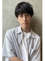 ファム(FAM)&nbsp;メンズ　マッシュ　シャドウパーマ　くせ毛　代官山　中目黒