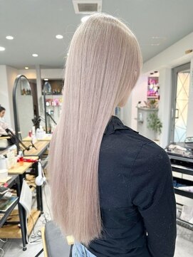 サニー 西中島店(sunny.) ホワイトブロンド/美髪/春のイメチェン