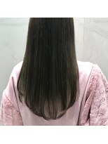 アンド バイ ヘアサロン(AND by hair salon) オリーブアッシュカラー
