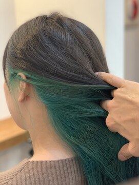 ルーム(Luum) ターコイズ　ｘ　インナーカラー