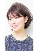 ≪前髪あり/ショート/ボブ ≫外ハネショートボブ　UP