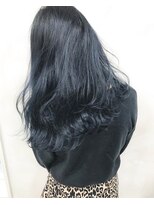 アリー 原宿 表参道(ALLY)&nbsp;【ALLY阿部】インスタで大人気☆ブリーチをしないネイビーカラー