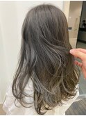 欲張り極細3Dハイライトカラー×グレージュ