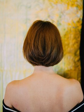 アラワラブルー(arrawarra blue) ナチュラルワンカールボブ/20代/30代/40代/50代/倉敷/白楽町