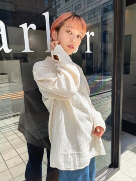 パーカー(parker) コーラルピンク　ショート