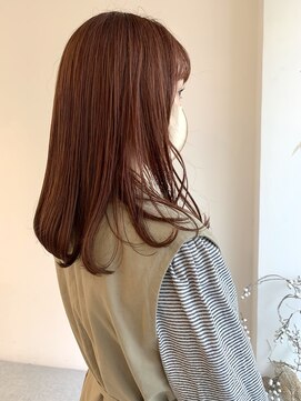 コキュウ(co-kyu) 韓国ゆる巻きオレンジベージュ