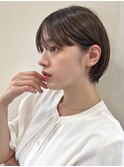 丸みショート/髪質改善/ベージュ/透明感/20代30代40代50代