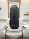 カット髪質改善ストレート