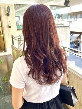 ラグーン 原宿 表参道(LAGOON) 【LAGOON】ブリーチなしでフワッと柔らかピンクベージュ♪