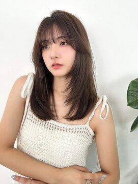 ラフィスヘアーチル 松山大街道(La fith hair chill) 【La fith】ショコラブラウン×大人ガーリースタイル