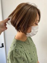 ジエクト アイロ(The Ect ilo)&nbsp;オリーブグレー 白髪ぼかしハイライト パールベージュ