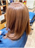 20代30代40代大人可愛い髪質改善カラーキャメルブラウン透明感
