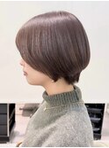 極細ハイライトで魅せるショートボブ【高橋圭】