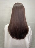 石橋阪大前/髪質改善/ピンクブラウン/艶カラー/レイヤーカット