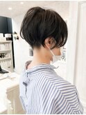 福山市美容師求人スタッフ募集中ショートヘア小顔補正立体カット