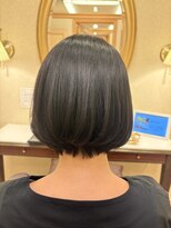 松本平太郎美容室 銀座本店&nbsp;首元スッキリボブ//30代40代50代60代