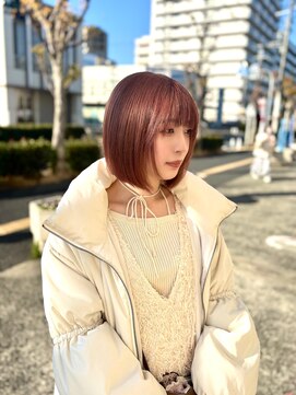 レイ(Ray) ピンクブラウン(ブリーチ1回)