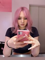 ダズリングディア(Dazzling Deer)&nbsp;切りっぱなしミディアム/ペールピンク/ウェーブミディアム