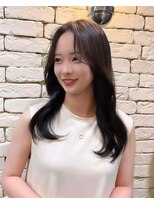 スティーロ 渋谷(Steelo)&nbsp;韓国風レイヤースタイル×シアグレージュ