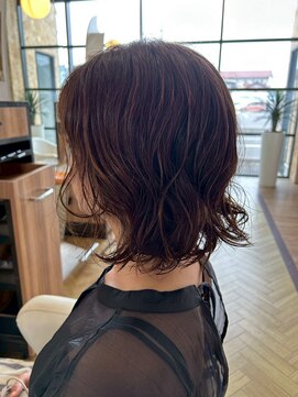 イーストハムアネーロ(EAST HAM anello) ミディアムパーマ/ココアブラウン