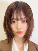 シアカラー/ワンカール/ダークアッシュ/セミディ