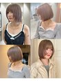 ニモ(NIMO.)&nbsp;オシャレ度upする顔周りレイヤー♪ボブとの相性もバツグンです◎