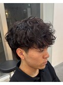 ツイストスパイラルパーマツイストパーマメンズマッシュパーマ