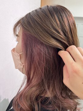 ラテ 錦糸町南口店(latte) ラベンダーピンクにサンドベージュ