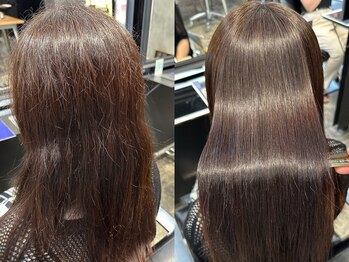 ローリー(Rowlly)の写真/≪Rowlly/狸小路5丁目≫ダメージやクセの悩みに！縮毛矯正と髪質改善カラーの専門知識を生かしてサポート◎