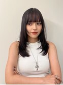 [天神今泉/黒髪カタログ/クラゲヘアー/オリーブグレー]