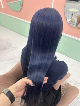 ガーランド(Girland) 【girland】ブルーカラー/髪質改善トリートメント/ロングヘア