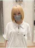ボブ/ブロンドカラー