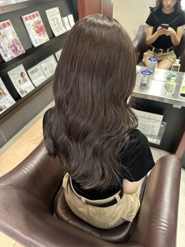 秋にオススメ！透明感ラテカラー