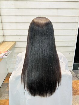 ルーノ 瑞江(Luno)の写真/自然な艶と柔らかさを両立◎思わず感動する指通りで毎日のスタイリングも楽しくなる髪へ*