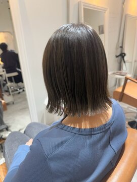 ジュベ(juve.) 大分ショートボブ顔まわりレイヤーカット髪質改善カラー