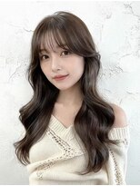 ミシェリー(misherry) 韓国風くびレイヤー/レイヤーカット/ミルクティーブラウン