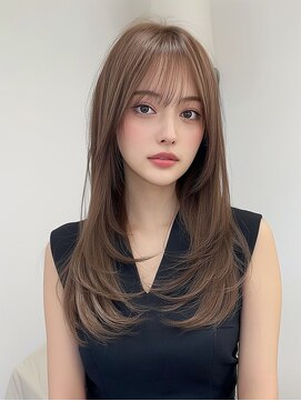 レア 渋谷(Le'a) 【Ｌｅ’ａ】レイヤーカット　チョコレートブラウン　髪質改善