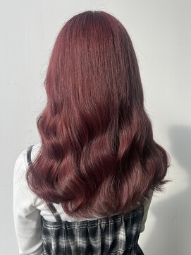 マグサロンギャラリー(Mag salon gallery) チェリーレッド暖色カラーボルドーワインレッド春カラー