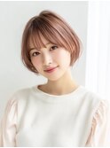 20代/30代/40代レディース韓国レイヤー小顔ボブショート8