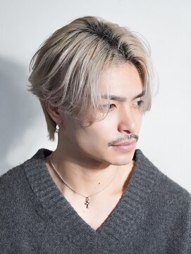 アルファ 新宿(alpha) フェザーパーマ/ハイライト/メンズ/ウルフ/センターパート[新宿]