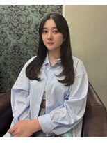 アクシス ナゴヤ(AXIS NAGOYA) 【なつミ】ミルクティーブロンド/ダークブルー/デジタルパーマ/